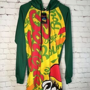 NWT Bougies Women's Green/Yellow Long Hoodies Size M